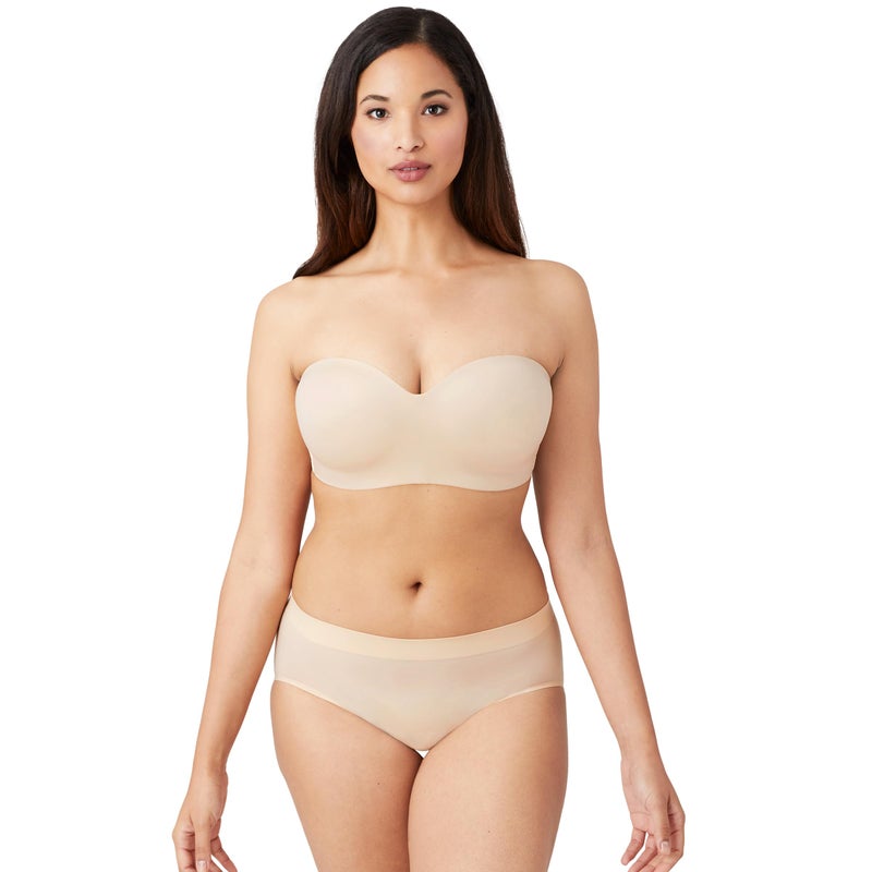 Wacoal Womens Staying Power Wire Free Strapless Convertible Bra, Sand, 32D - Image 3
